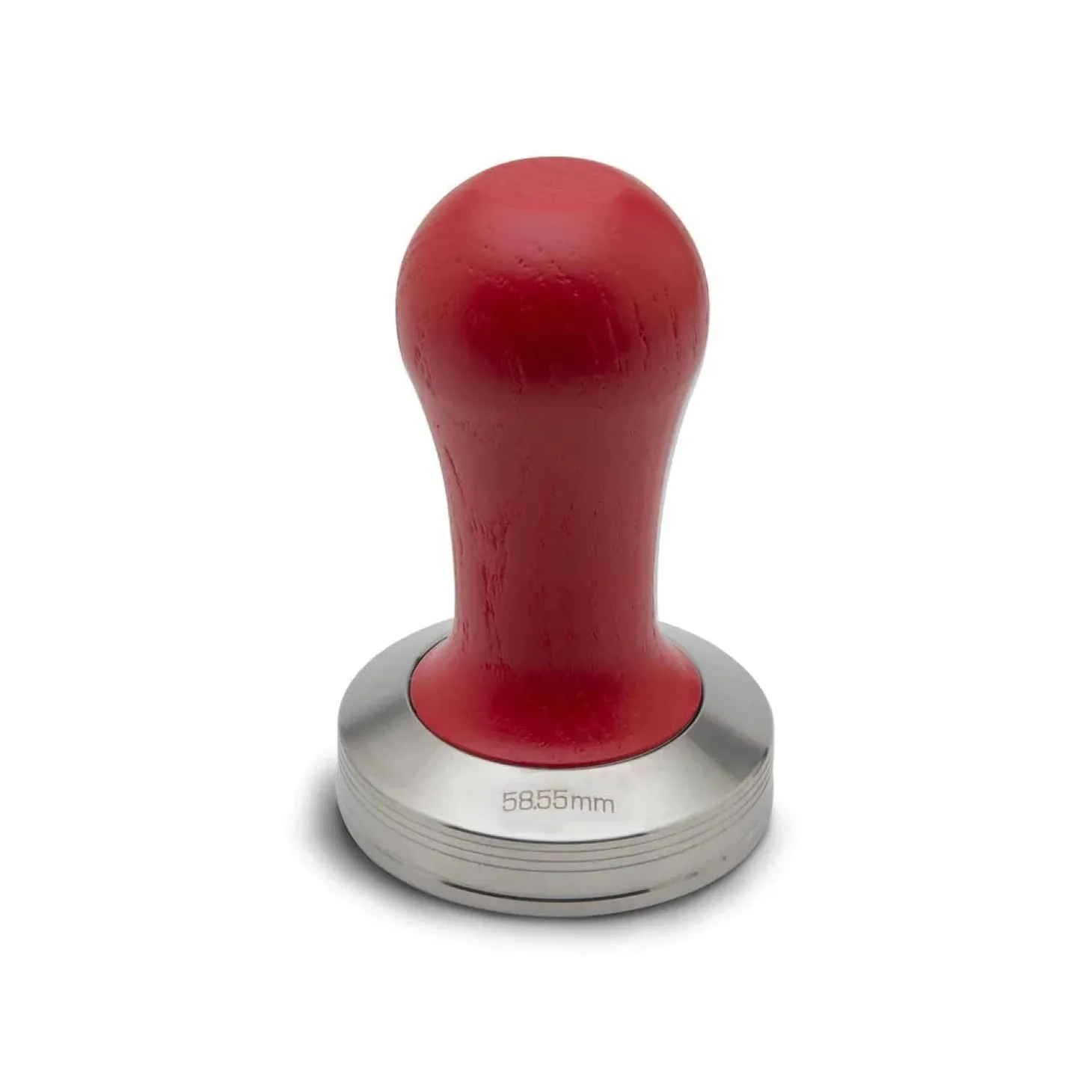 Barista Tools|Barista Tools>Ma Caféine Lelit | Stainless steel coffee tamper with red wooden handle 58.55 mm
