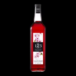 Flavored Syrups & Sauces>Ma Caféine Maison Routin 1883 | Cherry Blossom Syrup - 1 Liter GLASS