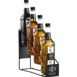 Flavored Syrups & Sauces>Ma Caféine Maison Routin 1883 | 4-choice metal storage for 1 liter syrups