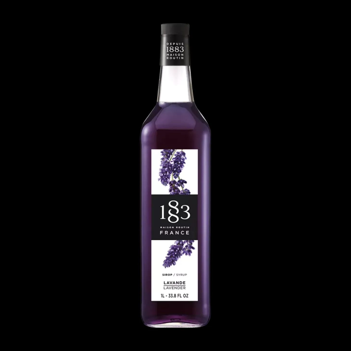 Flavored Syrups & Sauces|Cocktail Products>Ma Caféine Maison Routin 1883 | Lavender Syrup - 1 Liter in GLASS