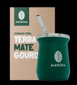 Gourds & Bombilla>Ma Caféine Mateina | Stainless steel gourd and bombilla for yerba mate