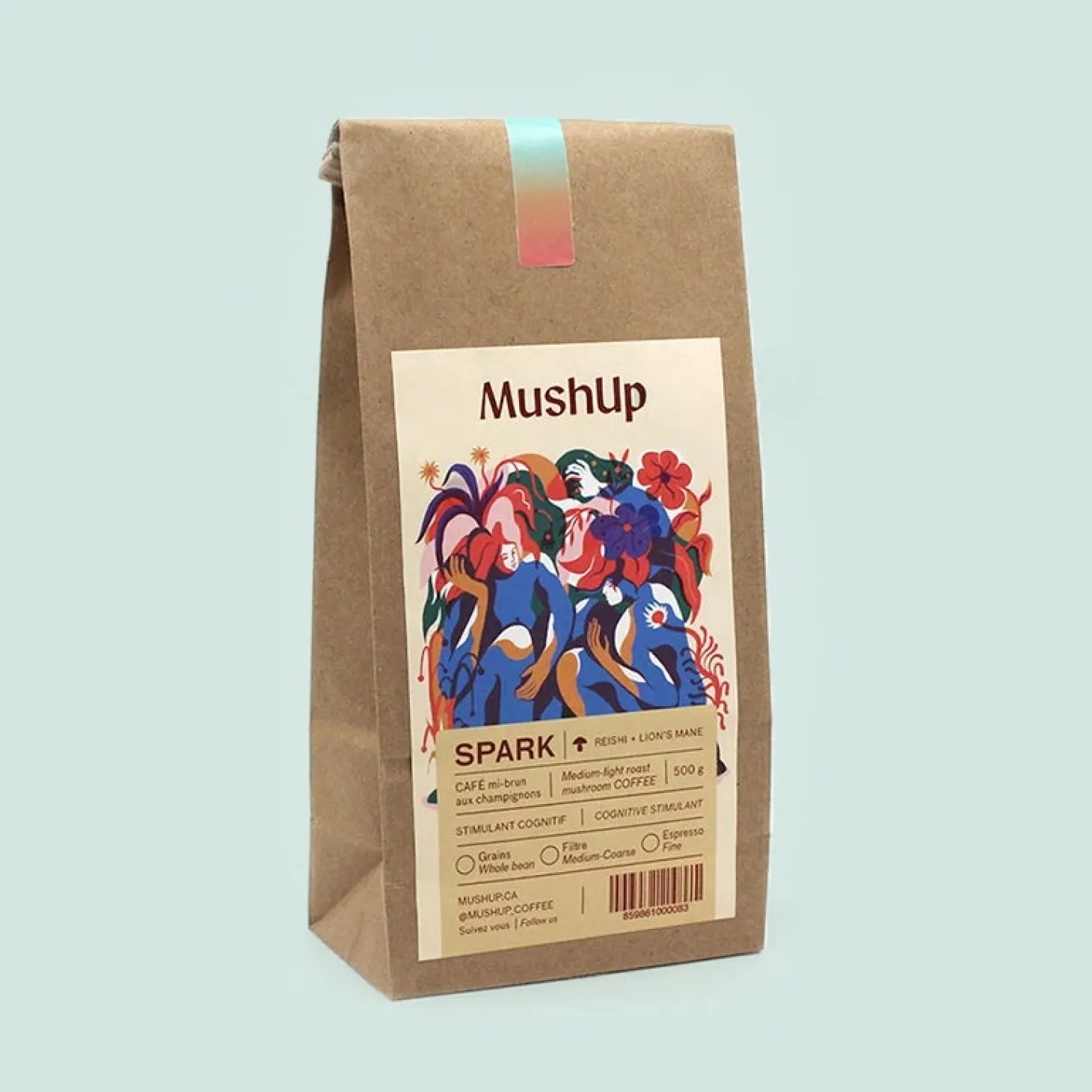 Mushup|Organic Fair Trade>Ma Caféine MushUp | Organic Spark - 500 gr bag