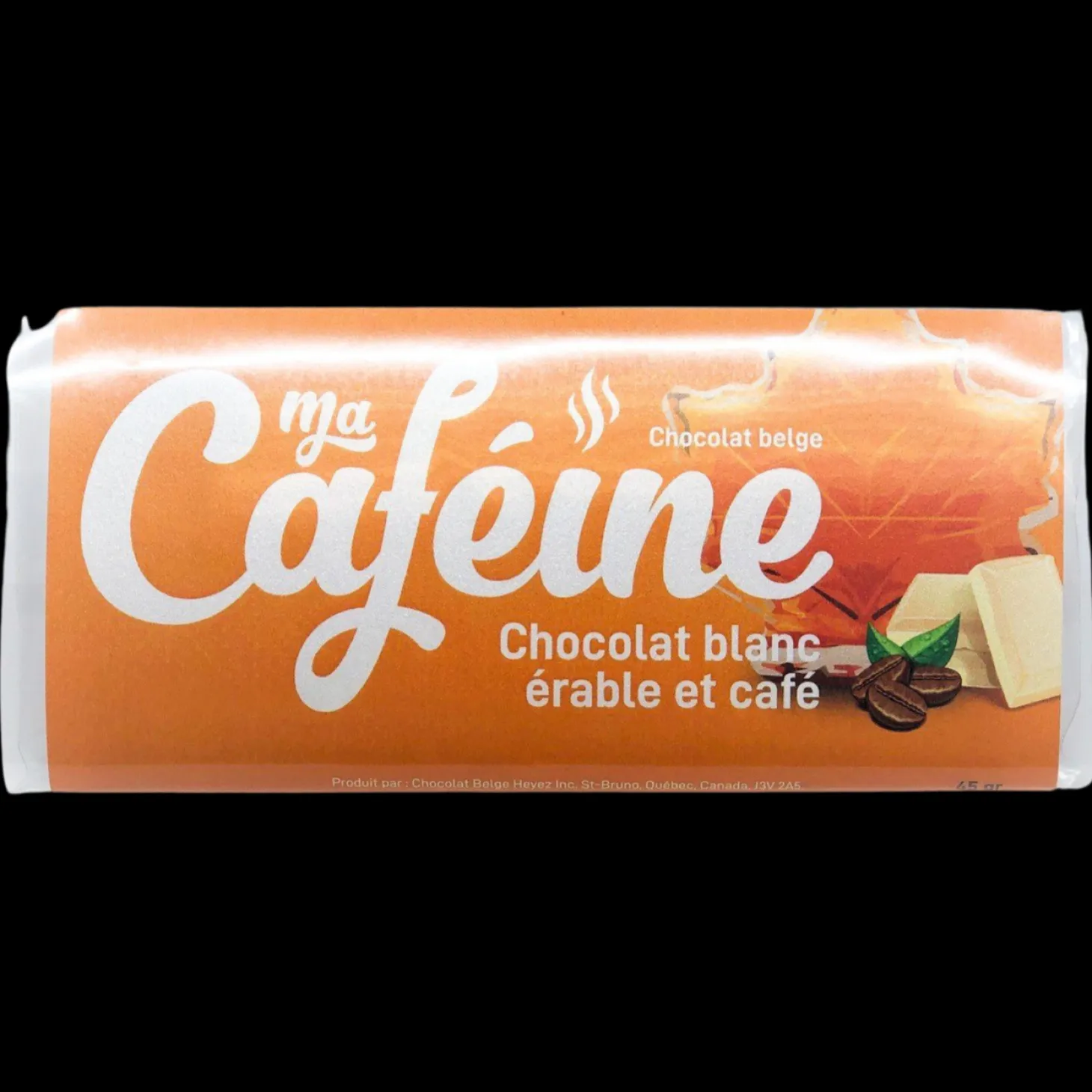 Food & Snacks|Quebec Products>Ma Caféine My Caffeine | Maple and Coffee White Chocolate Bar