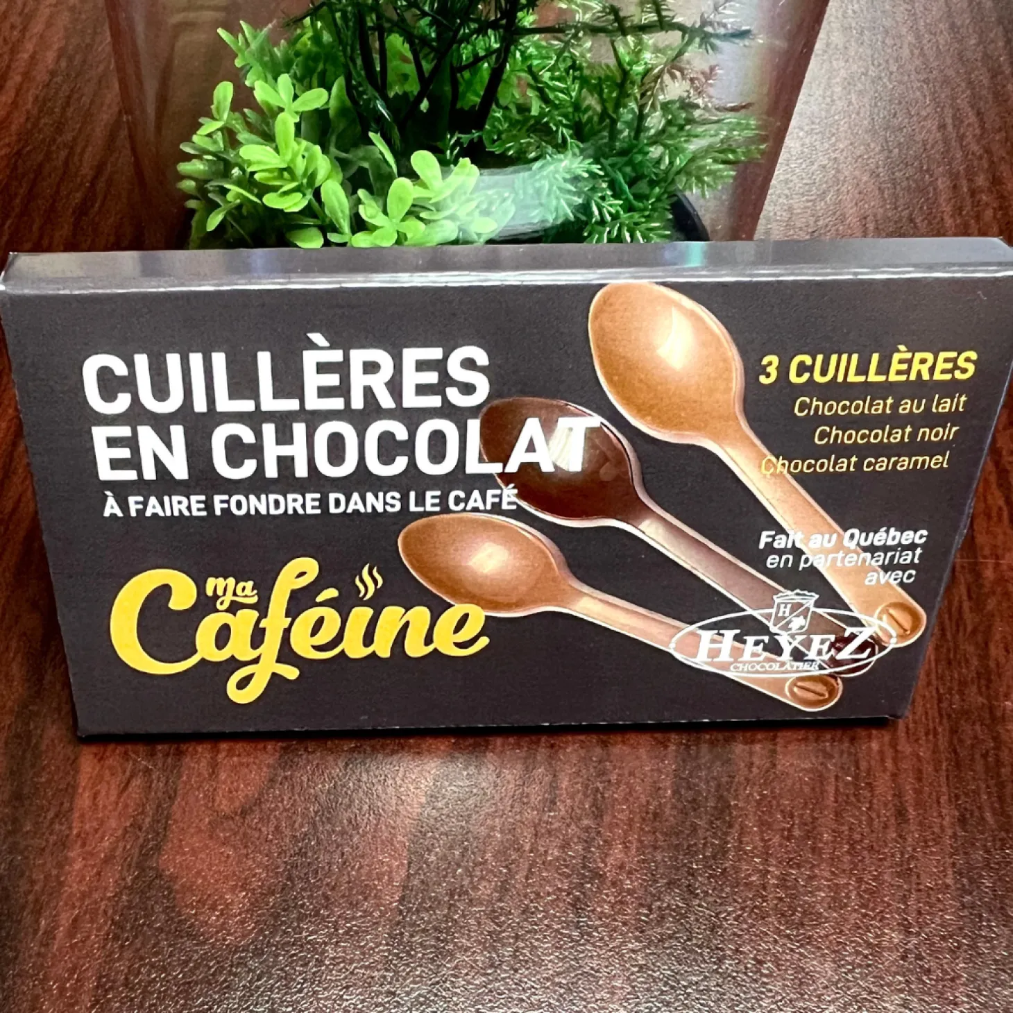 Camping|Food & Snacks>Ma Caféine My Caffeine | Set of three melting chocolate spoons