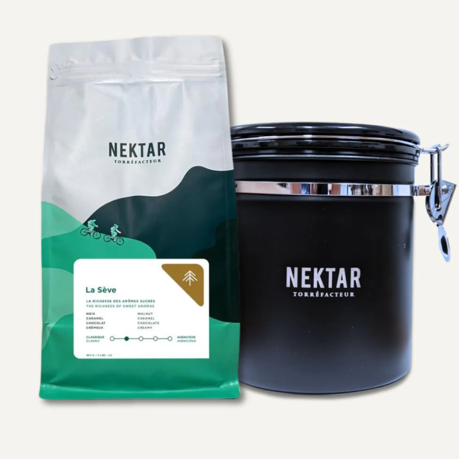 Coffee Beans|Preservation>Ma Caféine Nektar Roaster | La Sève 2lbs kit and coffee box