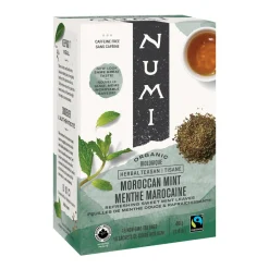 Herbal Teas|Caffeine Free>Ma Caféine Numi | Organic Moroccan Mint 18 sachets