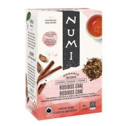 Rooibos Teas|Caffeine Free>Ma Caféine Numi | Organic Rooibos Chai 18 sachets