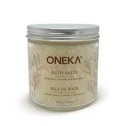 Quebec Products|Wellness Products>Ma Caféine Oneka | Grapefruit, Lavender & Eucalyptus bath salts - 500 gr