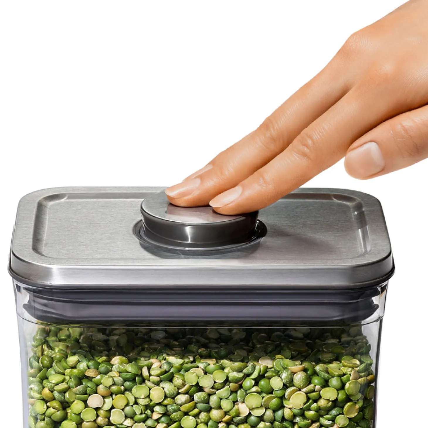 Preservation|Preservation>Ma Caféine OXO | Large square container stainless steel lid POP 2.0 - 2.6 Liters