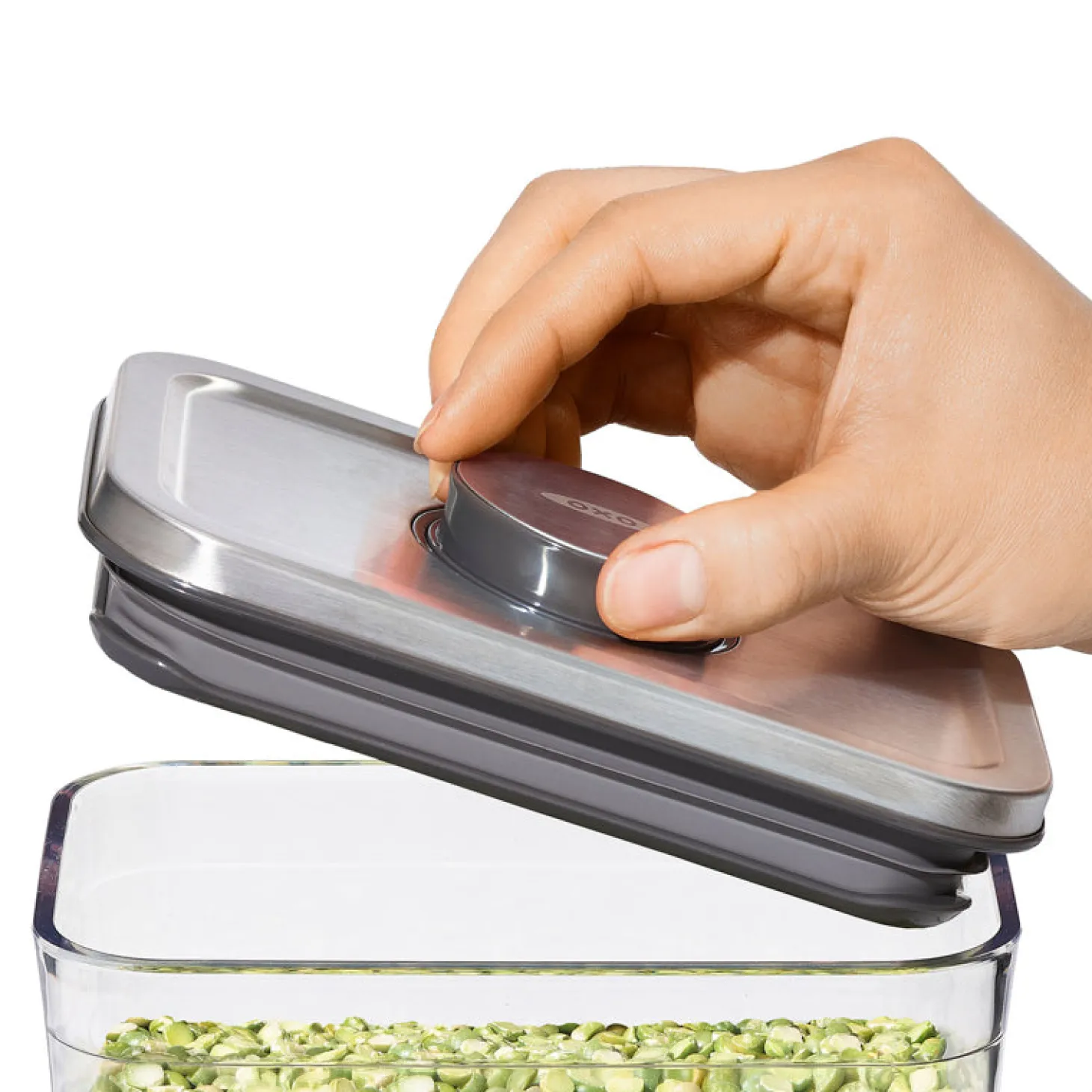 Preservation|Preservation>Ma Caféine OXO | Large square container stainless steel lid POP 2.0 - 2.6 Liters