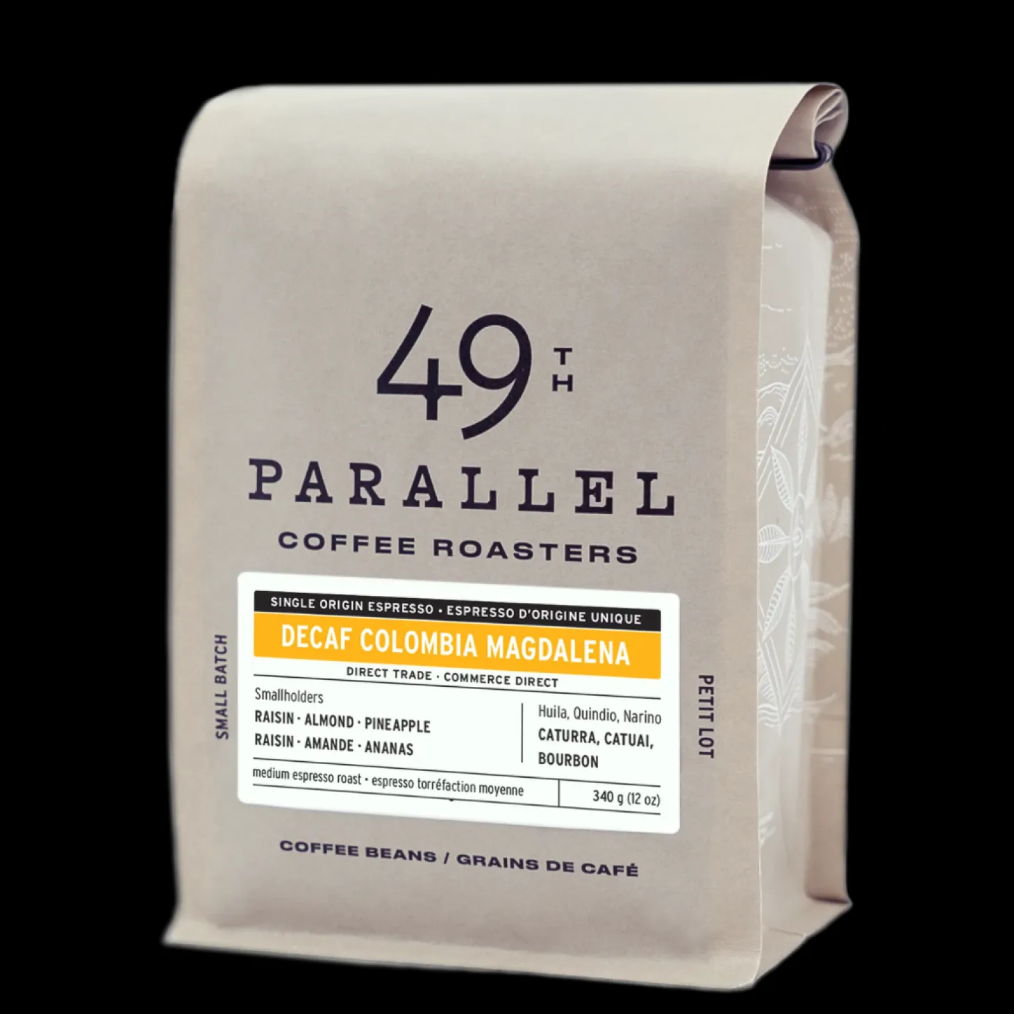 Coffee Beans|49Th Parallel>Ma Caféine 49th Parallel | Decaf Colombia Magdalena - 340gr