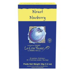 Herbal Teas|Caffeine Free>Ma Caféine The Courtesan | Blueberry herbal tea box of 20 sachets
