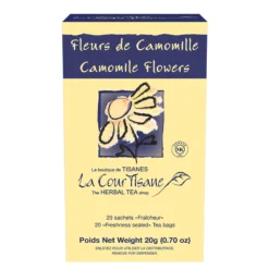 Herbal Teas|Caffeine Free>Ma Caféine The Courtesan | Chamomile Flowers Herbal Tea box of 20 sachets