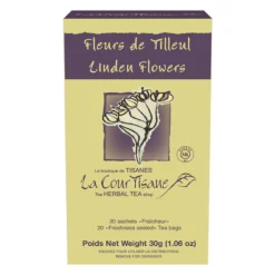 Herbal Teas|Caffeine Free>Ma Caféine The Courtesan | Linden Flowers Herbal Tea box of 20 sachets