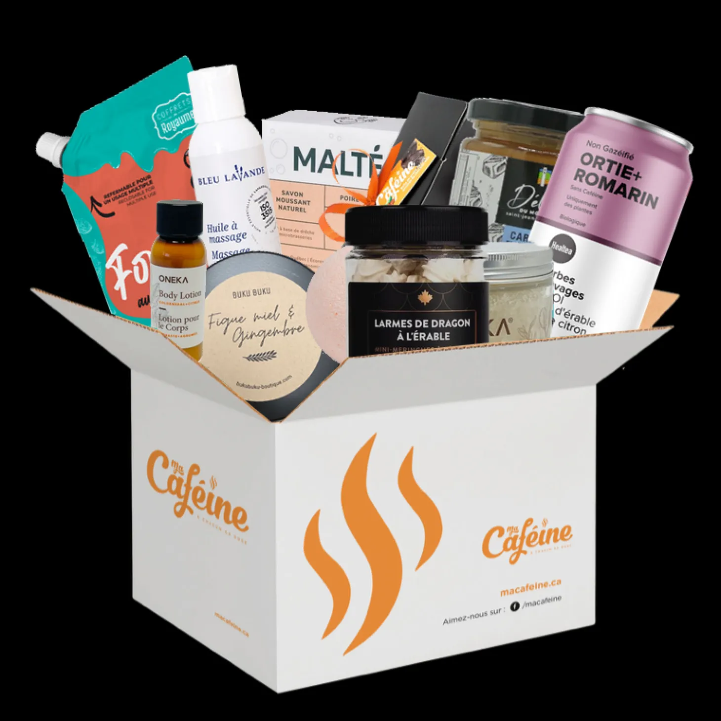 Ma Caféine Gifts Boxes|I Am Candles>Ma Caféine The Deluxe Well-Being Box