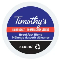 Keurig|K-Cup Capsules>Ma Caféine Timothy’s | Breakfast Mix 24 kcup capsules