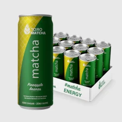 Ready-To-Drink Beverages|Quebec Products>Ma Caféine ToroMatcha | Sparkling Pineapple without sugar - 355ml