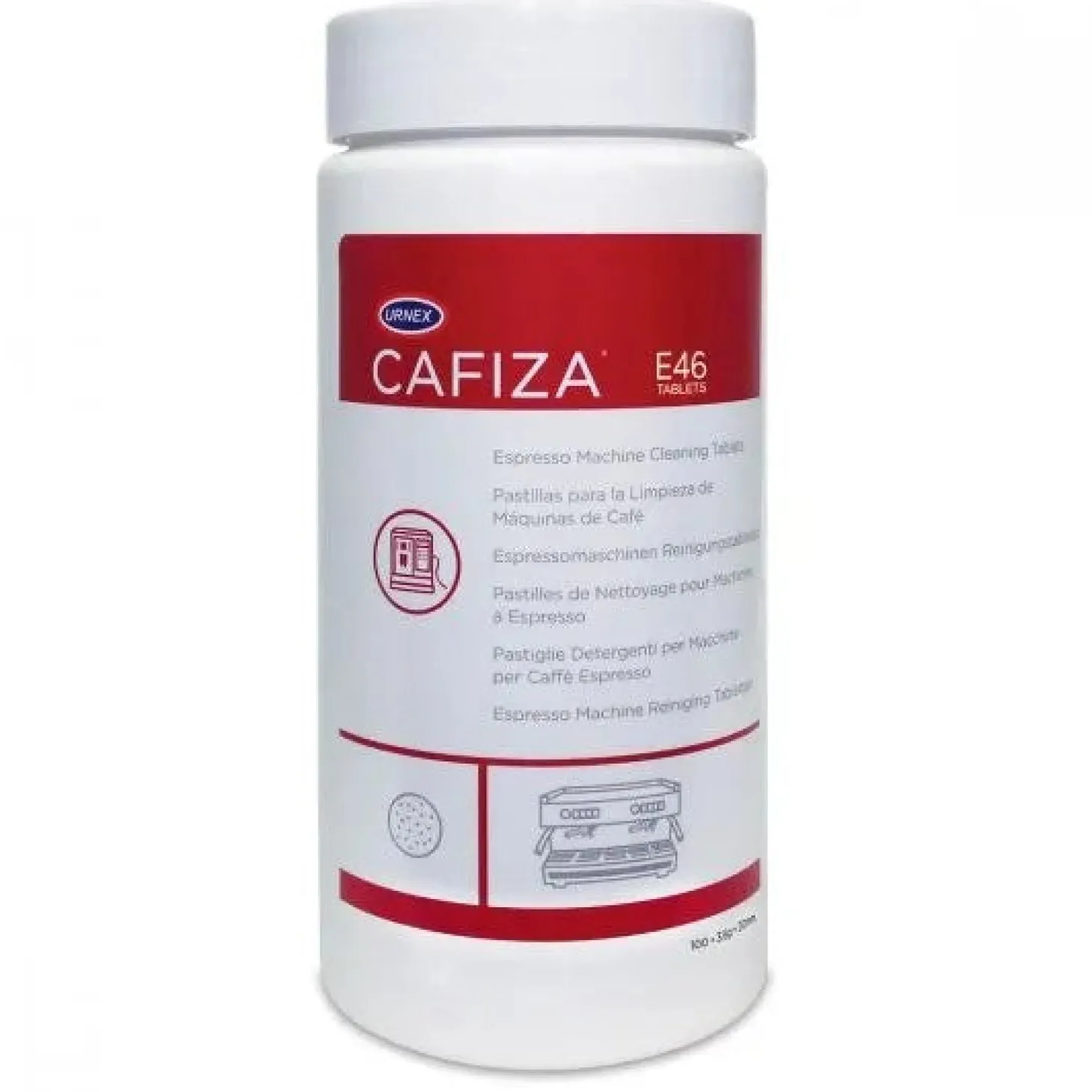 Machine Maintenance>Ma Caféine Urnex | 100 Cafiza E46 cleaning tablets 3.6 g for espresso machine