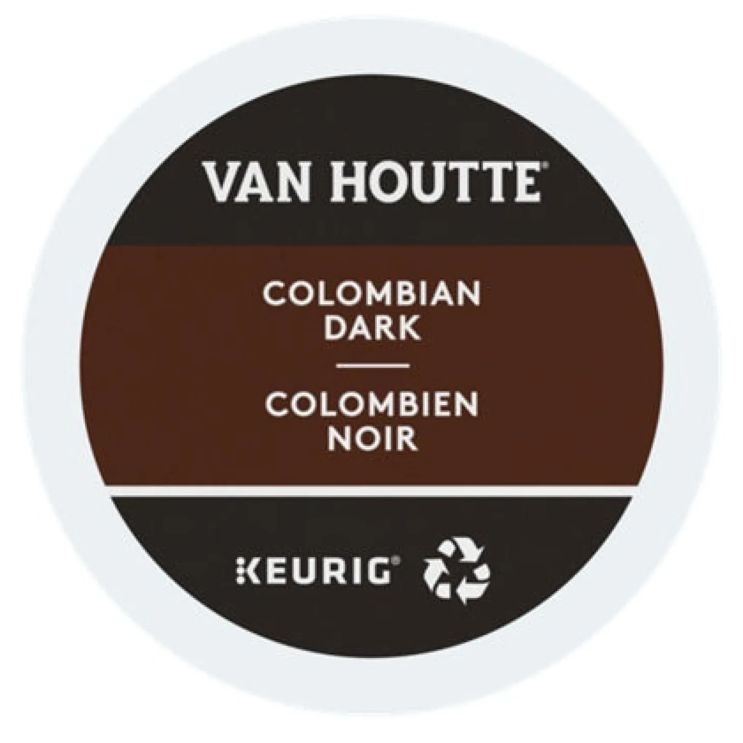 Keurig|K-Cup Capsules>Ma Caféine Van Houtte | Colombian Black 24 kcup capsules