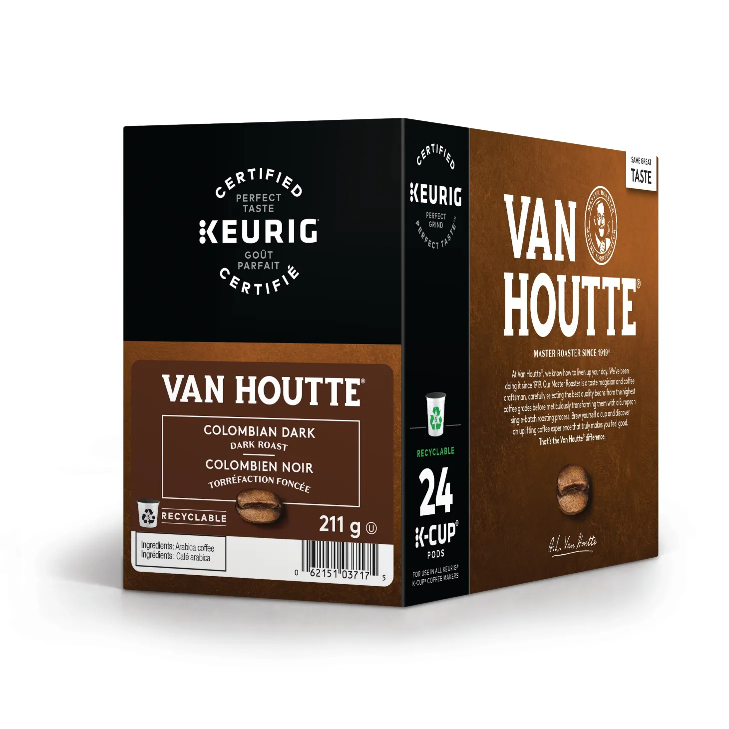 Keurig|K-Cup Capsules>Ma Caféine Van Houtte | Colombian Black 24 kcup capsules