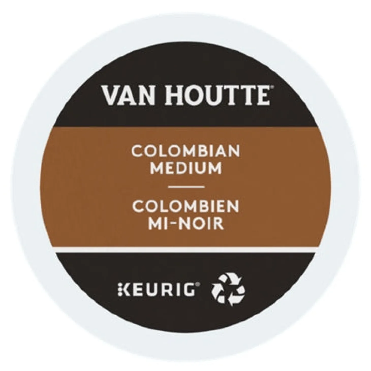 Keurig|K-Cup Capsules>Ma Caféine Van Houtte | Colombian Mid-Black 24 kcup capsules
