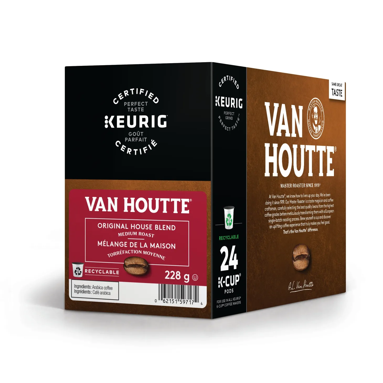 Keurig|K-Cup Capsules>Ma Caféine Van Houtte | Velvety House Blend 24 kcup capsules