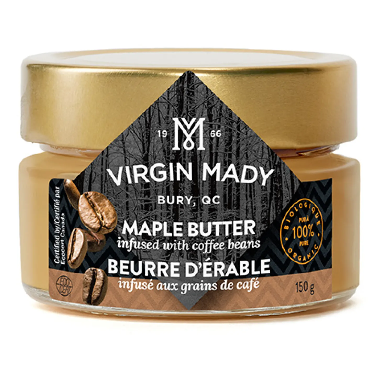Food & Snacks|Quebec Products>Ma Caféine Virgin Mady | Coffee infused maple butter - 150 gr