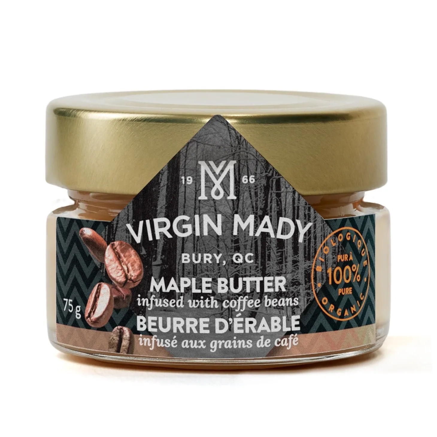 Food & Snacks|Quebec Products>Ma Caféine Virgin Mady | Coffee infused maple butter - 75 gr