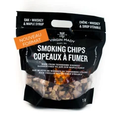 Quebec Products|Barbecue Products>Ma Caféine Virgin Mady | Maple and whiskey smoking chips - 1 KG