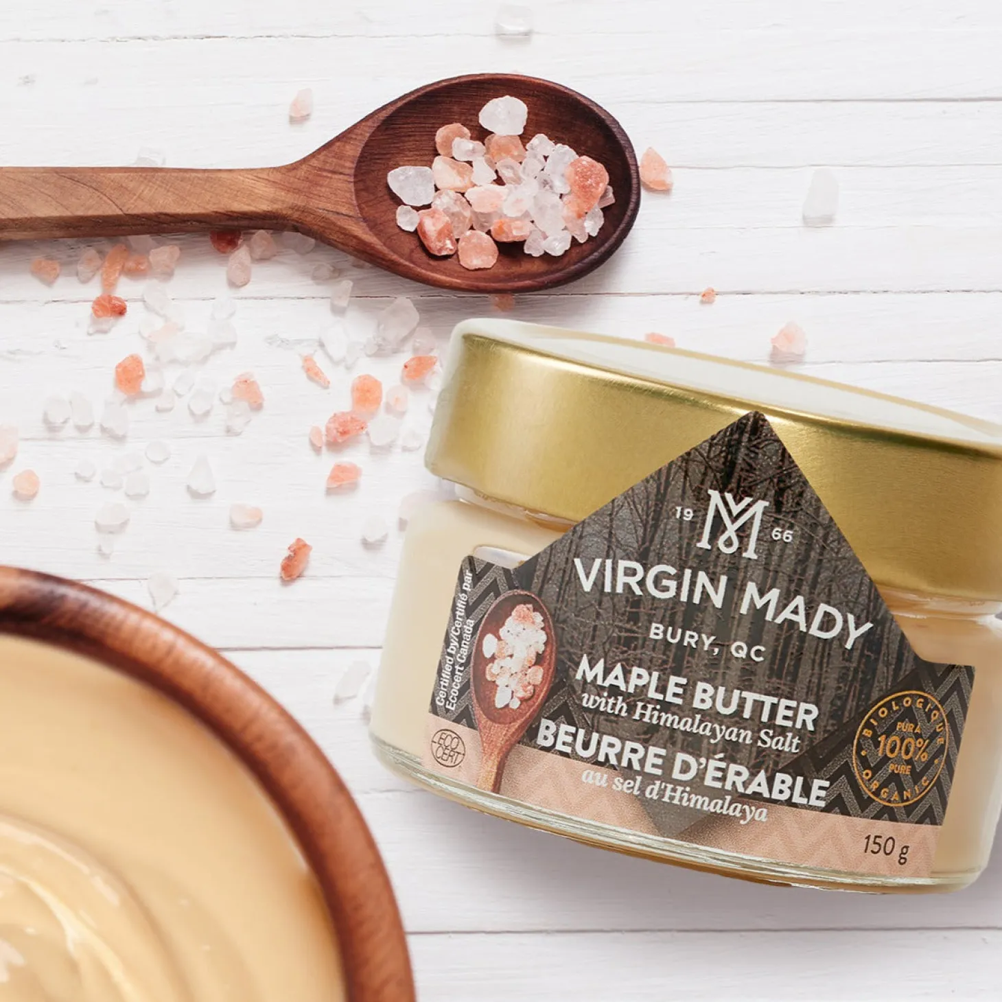 Food & Snacks|Quebec Products>Ma Caféine Virgin Mady | Maple butter with Himalayan salt - 75 gr