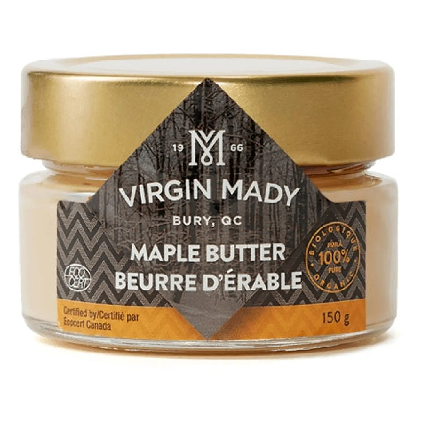 Food & Snacks|Quebec Products>Ma Caféine Virgin Mady | Organic maple butter - 150 gr
